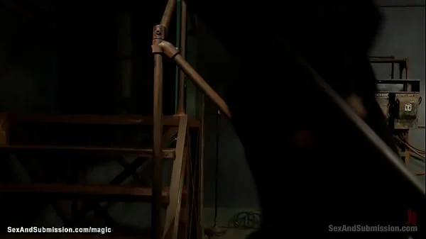 Busty MILF is bound and dp banged