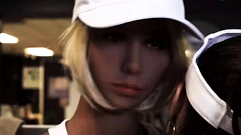 Camsoda   Hot trio with sex doll