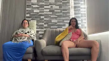 I want to finger my wet pussy till squirt while my step grandma is close