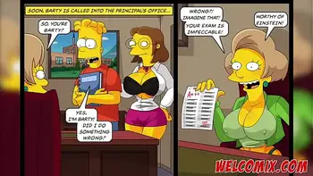 Fucking the college professor and dean! Intelligence test! The Simptoons