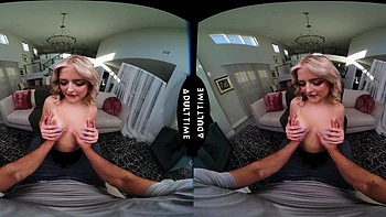 The couple shares cock while fucking in doggy style and reverse cowgirl