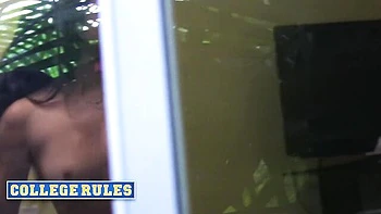 College Rules featuring Chloe Taylor and Summer Rae's shaved scene