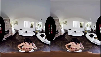 Hot Biker ft. Katrina Jade: Blowjob, Doggy  Cowgirl VR Porn