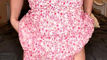 Hot babe Sophie Paris having horny solo toy masturbation