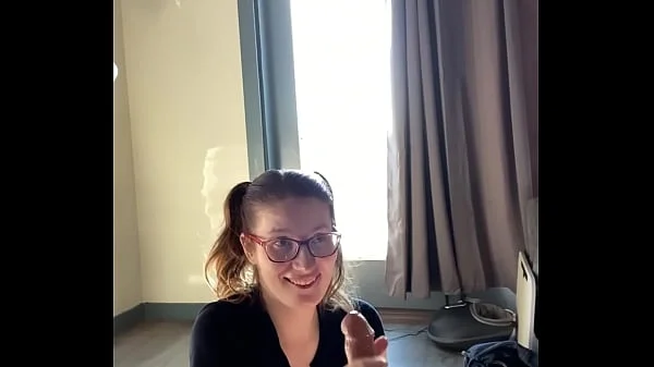 Hottie with Glasses gets blasted in the face
