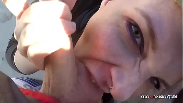 A Sneaky Outdoor Blowjob