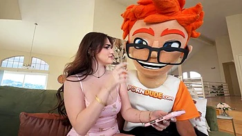 Blonde Bombshell Lilibet Saunders Gets TitJob Blowjob and Huge Cum on Tits from Me: Porn