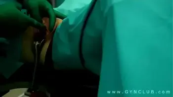 clitoral stimulation in the gynecologist’s office