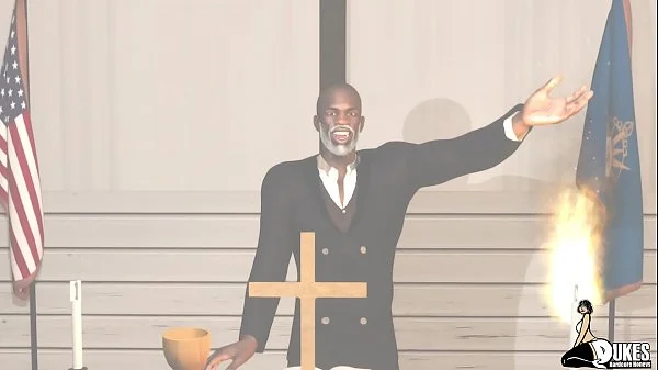 Big Butt Granny catches the Pastor fucking after church