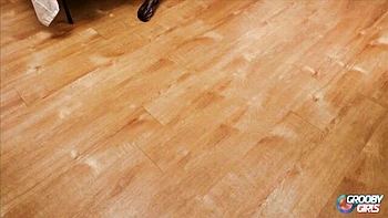 Slender Trans Babe's First Anal & Stocking Handjob