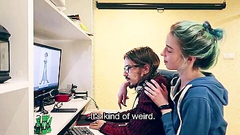 Stepsister Rewards Nerdy Stepbro With A Blowjob For His Physics Notes