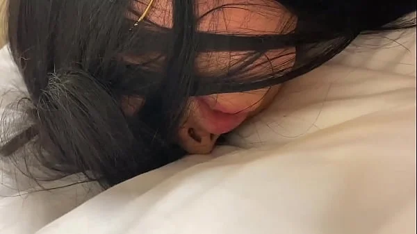 Spanking my Ass when Im Bondages and All Magic Wand inside my Pussy Full in Premium