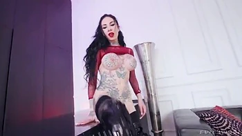 Megan Inky - Anal Gaping Dildo Session