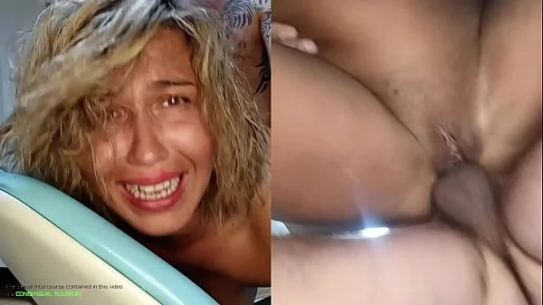 DENTIST'S BOSSY TREATMENT to her INNOCENT BROKE PATIENT:FURIOUS ROUGH SEX,SCREAMING AND till her PUSSY gets DESTROYED.PAINFUL ANAL CREAMPIE Amateur Hardcore Sextape 100% (CONSENSUAL ROLEPLAY,INTRO ENDS AT 1:30) - FULL VERSION IN RED SECTION