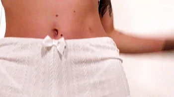 Sexy small titted brunette Judy C