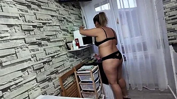 Amateur Couple Alex & Bianca Real Home Fuck in Bathroom - No Control Toilet Sex