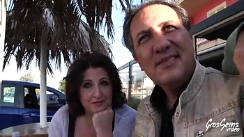 A man want a young guy fuck her wife harder ft. Matuer Old Woman: Blowjob, Big Tits  Hardcore Porn