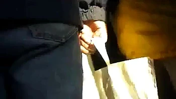 Big Tits Blonde Teasing on the Bus