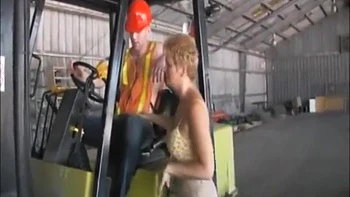 Jerking Off The Worker