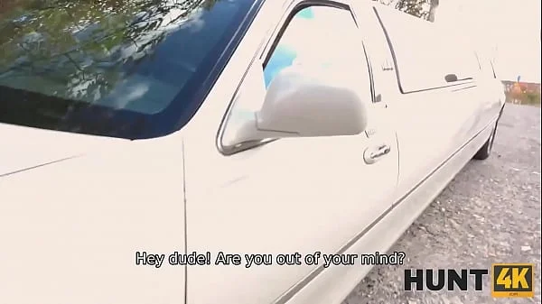 HUNT4K. Enticing bride-to-be rocks out with injured guy before husband