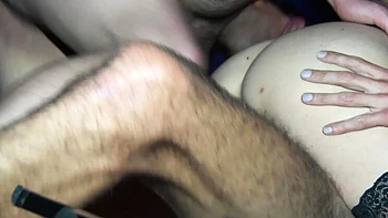 Sara Licks Pussy and Sucks Balls in Foursome with Two Bastards