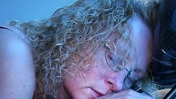 Ginger MILF Cathy Fucks Machine with Stockings - Solo Masturbation HD