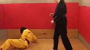 Lusa Hannahs Brunette Wrestling & Tits Show