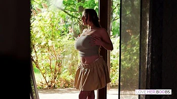 Pornstar porn with bewitching Alex Charger from Love Her Boobs