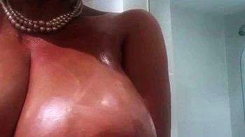 Busty Mature Blonde Kandi Koxx Solo Shower