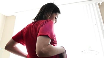 Innocent Penelope Reed Strips and Fingers Wet Pussy