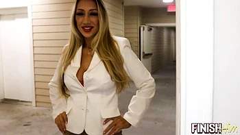 Nookies featuring Harlow Wilde's cum on tits porn