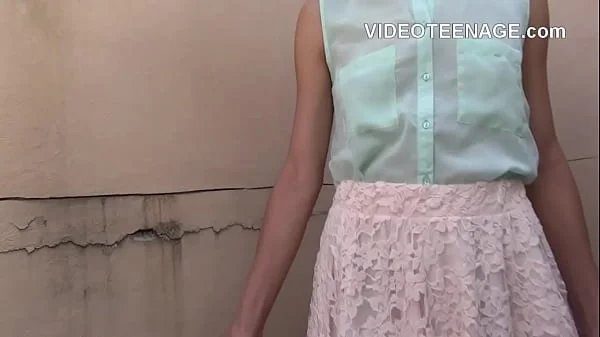 lovely teen does first anal porn casting