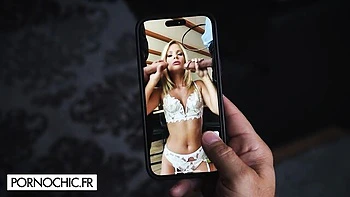 Fmm in threesome scene with bubbly Candi Licious from PORNOCHIC