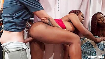 Curly-haired Ebony Ceceswetdreams Cant Get Enough Of Scotts Cock With Scott Nails