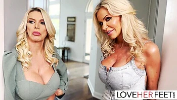 Brittany Andrews and Victoria Zdrok's foot porn sex by Love Her Feet