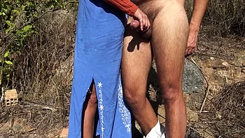 Hairy Mature Stepmom Pissing Outdoor - Public Pee with Step Son