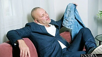 TooDiva sucks cock in teacher-student fuck