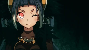 Pin-Up mit großen Titten lutscht Nippel und fickt mit Augenbinde