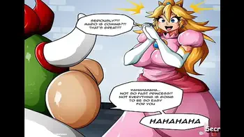 Super Mario Princess Peach Pt. 1 - The Princess is being fucked in the ass by Bowser while Mario is fighting to get to her || Cartoon Comic Parody Porn xxx