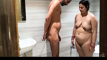 Desi Stepmom Sucks Big Cock While Getting Fucked