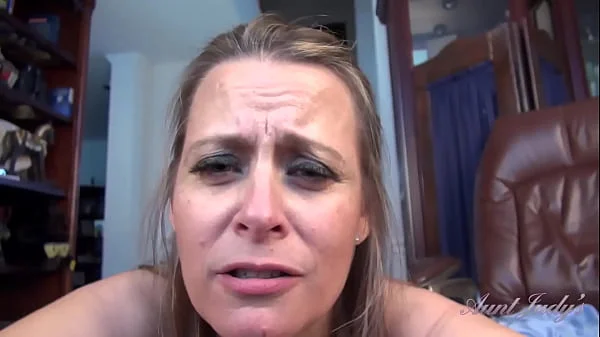 AuntJudys - Your 52yo Big-Bottom Step-Aunt Jayden Sucks Your Cock (POV)