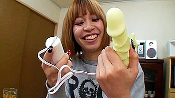 Japanese Milf Tests Dildos with Sex Shop Owner, Ends in Squirt