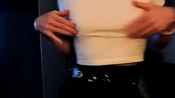 Petite Alice White Strips Solo on OnlyFans
