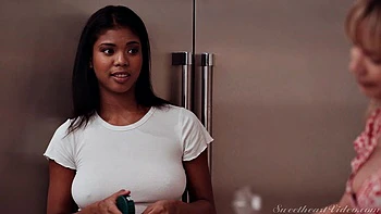 Lesbian Stepmom’s Interracial 69