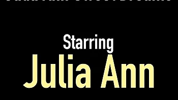 Julia Ann's Huge Fake Tits Solo Fuck