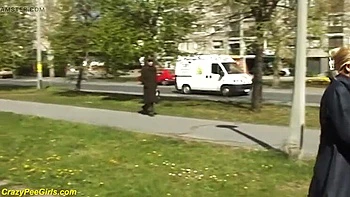 Alexa Weix Pisses Outdoors - Real Golden Shower & Public Nudity