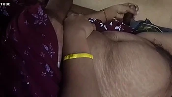 Mallu Girl Gets Her Tits Pressed and Massaged by Husband