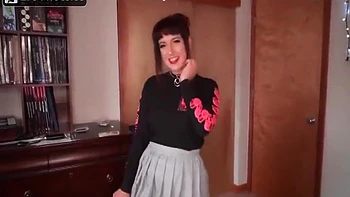 Busty Lingerie Babe Masturbates with Toys