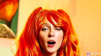 Stella Bliss Jerks Off Alone in Stockings