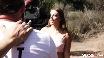 Alex Legend fucks Gia Derza's shaved pussy deep throat